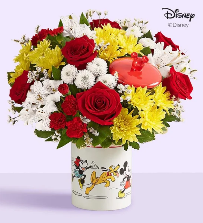 Disney Mickey with fashion gifts cookie jar